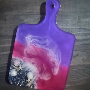 Paddle Style Charcuterie Boards, resin