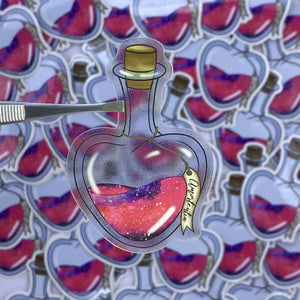 Amortentia Potion Bottle Waterproof Sticker
