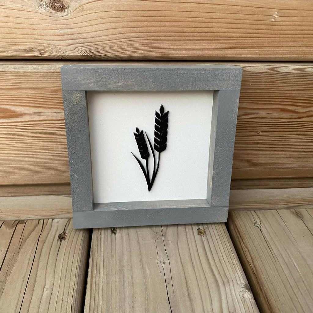 Wheat 3D Sign - 6"