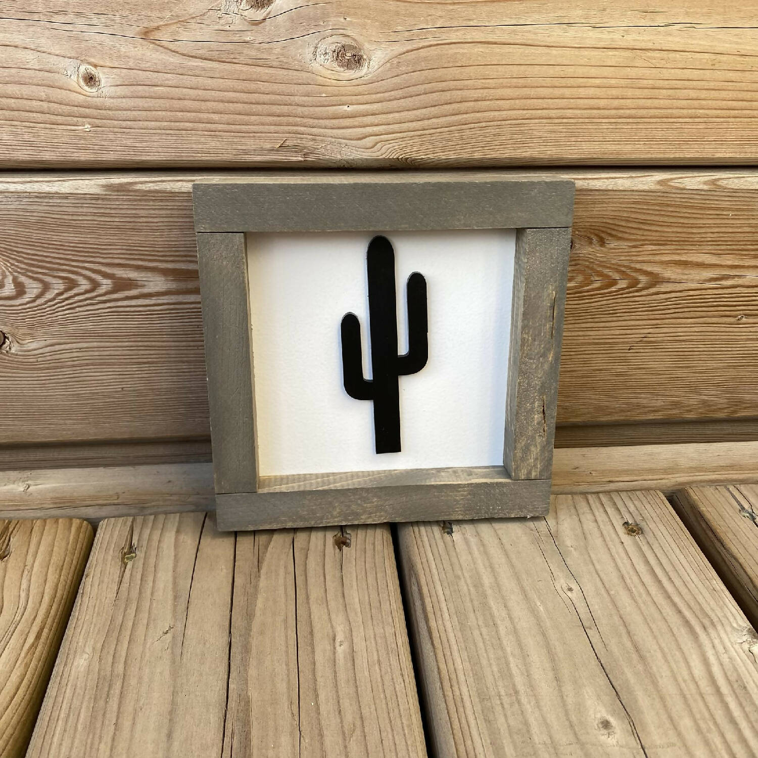 Cactus 3D Sign