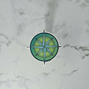 Compass Weatherproof Sticker