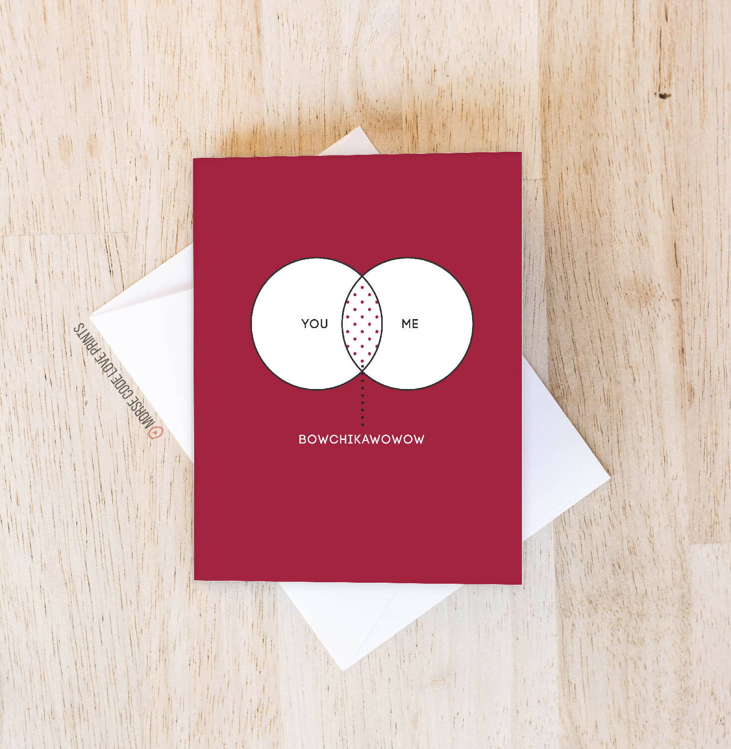 Venn Diagrame (Bowchikawowow) | Love | Greeting Card