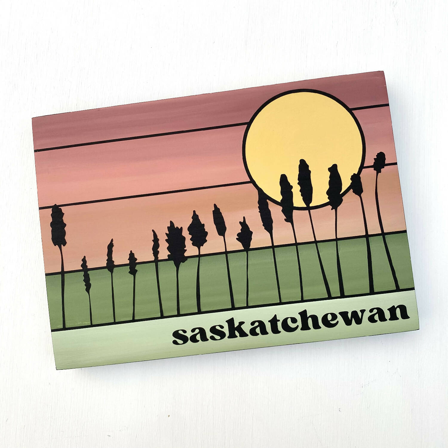 5x7 Art Panel | Saskatchewan Wheat Field