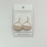 Half Circle Dangle Earrings