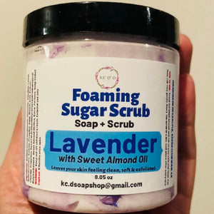 Foaming Sugar Scrub: Lavender