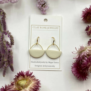 Half Circle Dangle Earrings