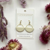 Half Circle Dangle Earrings