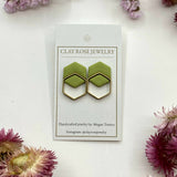 Double Hexagon Studs