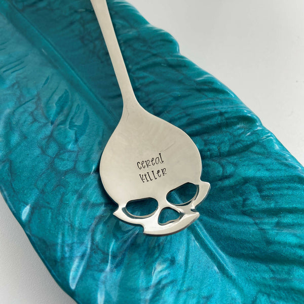 Cutlery - Cereal Killer skull teaspoon