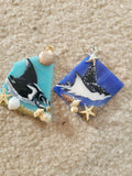 Necklaces - Glass with seashells