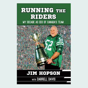 Running the Riders book by Jim Hopson - soft cover