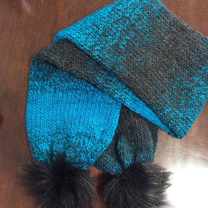 Adult Pom Pom Scarves