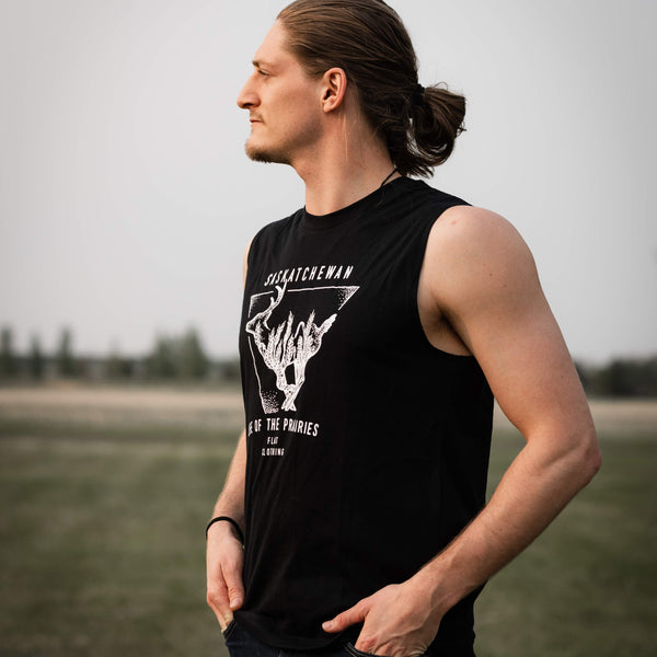 FLAT // Life Of The Prairies / Unisex Muscle Tank