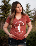 FLAT // Thumbs Up / Fitted Crew Neck / Ladies