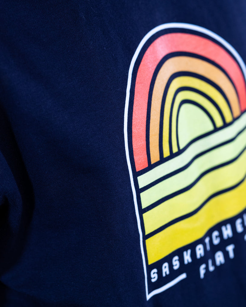 FLAT // Sask Sunset / Unisex / Long Sleeve
