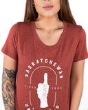 FLAT // Thumbs Up / Fitted Crew Neck / Ladies