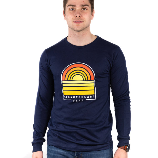 FLAT // Sask Sunset / Unisex / Long Sleeve