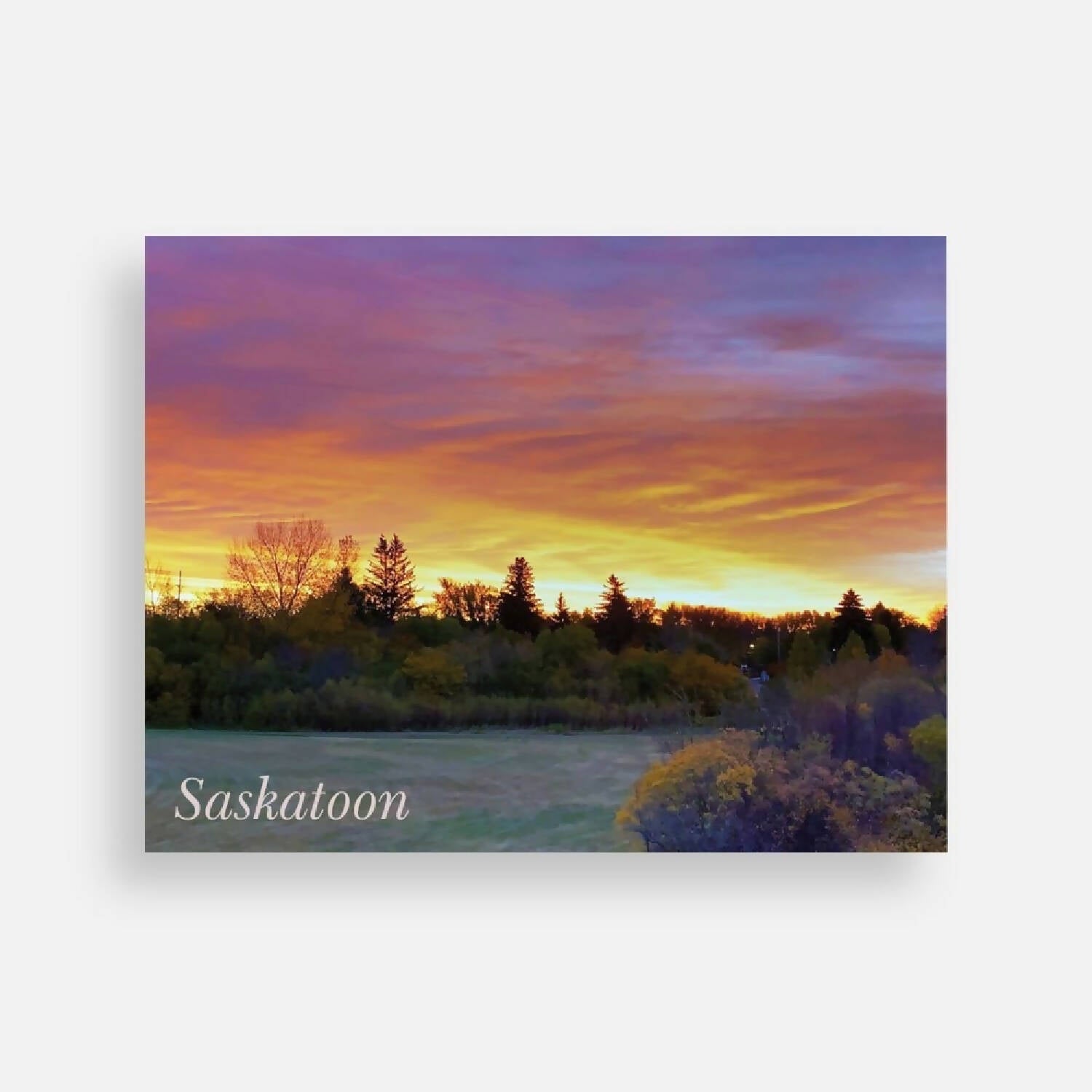 Saskatoon Sunrise Postcard