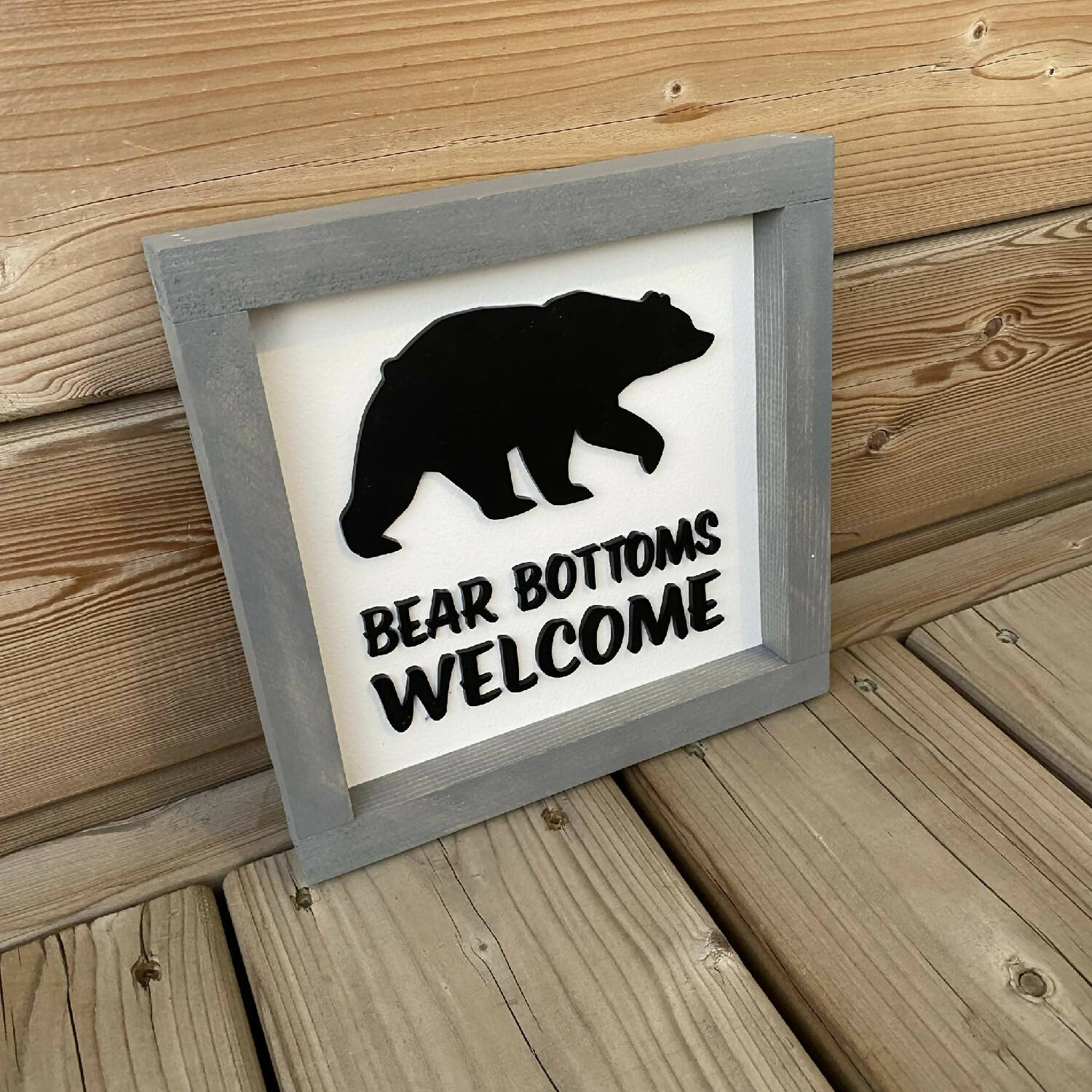 Bear Bottoms Welcome Sign