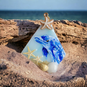 Necklaces - Glass with seashells