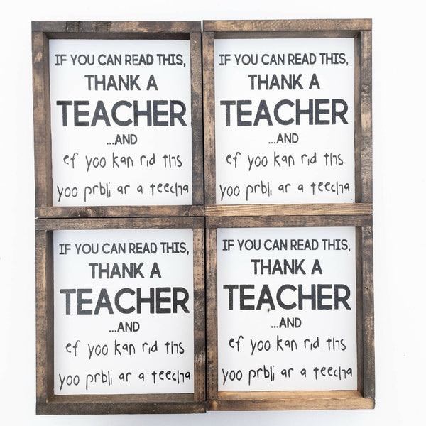 If You Can Read This l Wood Signs