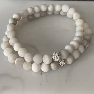 White lace pave Bracelet