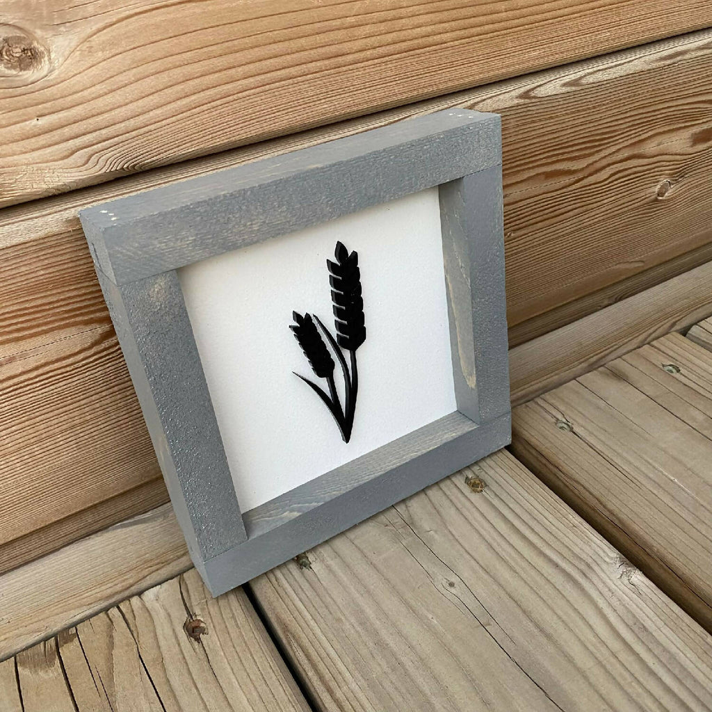 Wheat 3D Sign - 6"