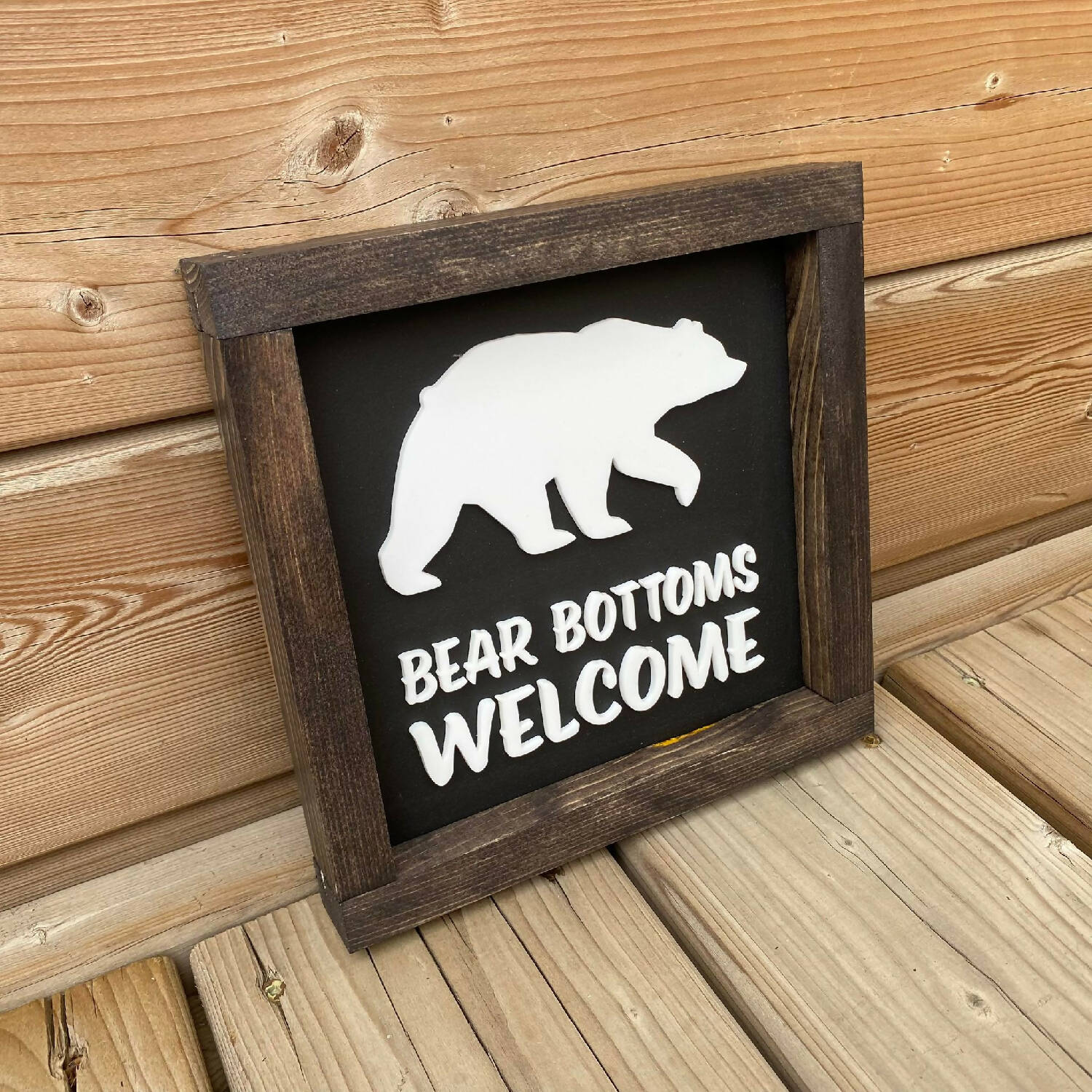 Bear Bottoms Welcome Sign - BL