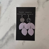 2 leaf earrings