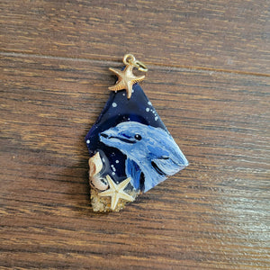 Necklace - Dolphin on Glass