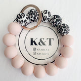 Print Silicone Bracelet Keychain