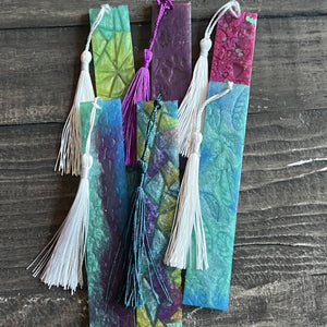Bookmarks, resin
