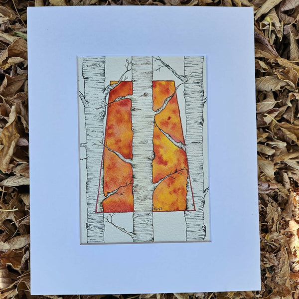 Sask. Window Original Watercolor Paintings