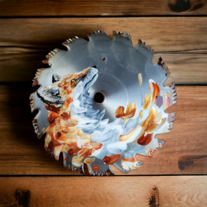 Painted Large Circular Saws by A Canvas for the Cosmos